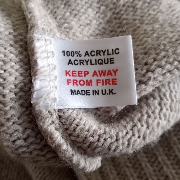 NASTY GAL CREAM/BEIGE SWEATER SZ.M EUC - Picture 6 of 8